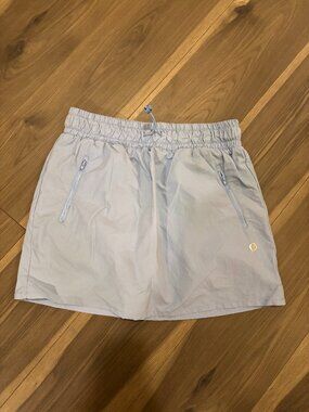 Born Outdoor Women's Light Blue Athletic Water Resistant Skort ~ Large ~ EUC